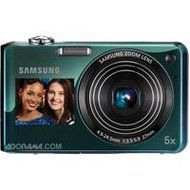 Samsung TL210 DualView 12MP Green Digital Camera N3