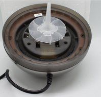 HOMY 1L Water-Based Stainless Steel Air Purifier Humidifier Air Cleaner with 27 LED Night Light N5