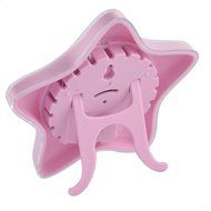 uxcell Plastic Living Room Star Shaped Temperature Humidity Meter Measuring Tool Pink N2