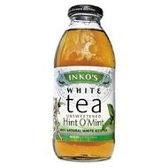 Inkos White Tea, Hint O Mint, 16 Ounce