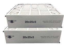 Atomic 259112-102 Trion Air Bear MERV 13 Compatible Replacement Filter - 20x25x5 - 2 Pack N4