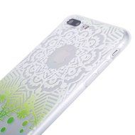 iPhone 7 Plus Case, PHEZEN Henna Mandala Floral Design [Scratch Resistant] Clear TPU Bumper Case Soft Rubber Gel... N13