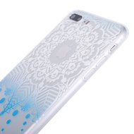 iPhone 7 Plus Case, PHEZEN Henna Mandala Floral Design [Scratch Resistant] Clear TPU Bumper Case Soft Rubber Gel... N19