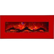 Amantii Advanced Series Wall Mount/Built-In Electric Fireplace with Coastal Blue Steel Surround, 58 Inch N17
