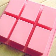 Beety Silicone Soap Molds, Baking Mold Cake Pan, Biscuit Chocolate Mold, 6 Cavities N2