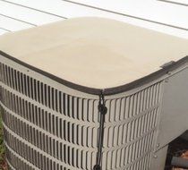 Clearance - 40% OFF - Heavy duty waterproof air conditioner cover - PREMIER Winter Top - 24x24 - Almond N2