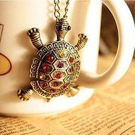 Charm Retro personality lovely Bohemia Turtle Pendant Necklace Chain Jewelry N3