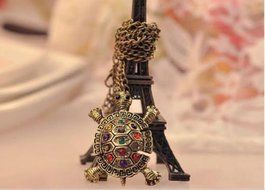 Charm Retro personality lovely Bohemia Turtle Pendant Necklace Chain Jewelry N4