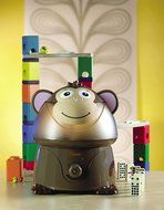 Crane Adorable Ultrasonic Cool Mist Humidifier with 2.1 Gallon Output per Day - Monkey