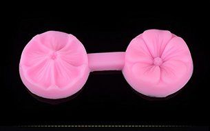 AnnyMart&reg; DIY Cherry Blossom Silicone Fondant Cake Mold Embossing Flower Chocolate Icing Candy Decorating Mould N6