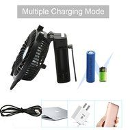 Portable Battery USB Mini Foldable Cooling Desktop Fan for Home Office Camping Travel (Rechargeable,Handheld,Umbrella... N14