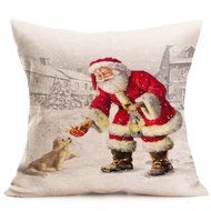 Pillow Cover,Haoricu Vintage Christmas Cartoon Smowman Penguin Sofa Bed Home Decoration Festival Pillow Case Cushion... N10