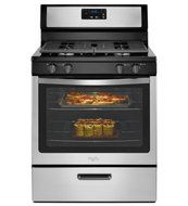 Whirlpool WFG320M0BS 30&quot; Stainless Steel Gas Sealed Burner Range