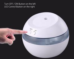 Skycoolwin 3 in 1 LED Ultrasonic Air Humidifier electric Aroma Diffuser Night Light USB Essential Oil Aromatherapy... N4