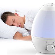 Bell &amp; Howell 9959 Ultrasonic Color Changing Humidifier, White N8