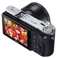 Samsung NX500 28 MP Wireless Smart Mirrorless Digital Camera with 16-50mm Power Zoom Lens (Brown) N3
