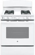 GE JGB450DEKWW 30" Gas Freestanding Range with 4 Burners, Sealed Burner, Storage Drawer, 5.0 cu. ft. Primary Oven... N2