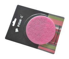FOUR-C Cupcake Lace Mat Silicone Mold Cake Design Color Pink N3