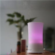 SROCKER AR120 Ultrasonic Cool Mist Humidifier Aromatherapy Essential Oil Diffuser with 7-Color LED Lights and... N10