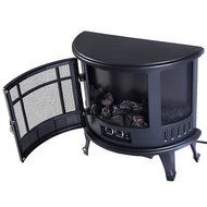 Free Standing Electric 1500W Fireplace Heater Fire Flame Stove Wood Adjustable N2