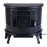 Free Standing Electric 1500W Fireplace Heater Fire Flame Stove Wood Adjustable N3