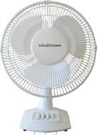 WindStream 12 Inch Desk Fan / Floor Fan, Oscillating, White. Strong Durable Steel Safety Grill, Big Wind for its...
