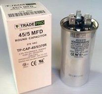 CAPACITOR 40+5 MFD ROUND MULTI-PURPOSE 370 OR 440 VAC REPLACNENT N2