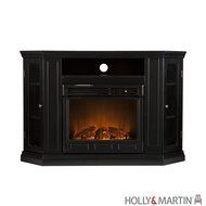 Holly &amp; Martin Ponoma Convertible Media Electric Fireplace - Black N2