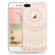 iPhone 7 Plus [5.5''] Case, JIAMY Mandala Sun Lace Totem Series Print Cover Vogue Soft TPU Crystal Back Unique... N3
