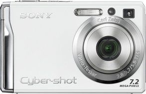 Sony Cybershot DSCW80 7.2MP Digital Camera with 3x Optical Zoom and Super Steady Shot (Pink) (OLD MODEL)