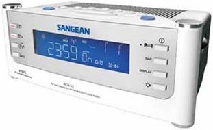 Sangean AM/FM Radio Atomic Clock with Humane Waking System and Large LCD Display, Alarm with Snooze Features,...