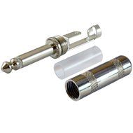 GLS Audio 1/4" Plugs for Speaker Cables, Patch Cables, Snakes - TS Male Mono 1/4 Inch Phono 6.3mm Phone Plug Bulk... N3