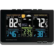 New LA CROSSE TECHNOLOGY 308-1414MB Wireless Weather Station with Color LCD