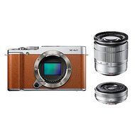 Fujifilm 16.3 Million Pixel FX-m1s/1650/27kit Fujifilm Digital Single-lens Camera X-m1 W Lens Kit Zoom Lens Attached...