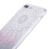 iPhone 7 Plus Case, PHEZEN Henna Mandala Floral Design [Scratch Resistant] Clear TPU Bumper Case Soft Rubber Gel... N20