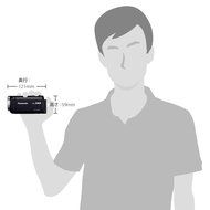 Panasonic HD video camera V360M 16GB high magnification 90 times zoom white HC-V360M-W - International Version...