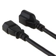 CableCreation [2-PACK] 1 Foot 18AWG Standard Computer Power Adapter Cord NEMA 5-15R to IEC320 C14, 0.3M / Black N3