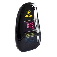 Wireless Weather Station - JVR H022 Cobblestone Color LED Wireless Weather Forecast Station with Remote Sensor...