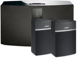Bose SoundTouch 30 and 10 Wireless Music System Bundle 3-Pack Black: (1) 30 and (2) 10 speakers