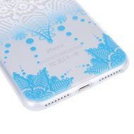 iPhone 7 Plus Case, PHEZEN Henna Mandala Floral Design [Scratch Resistant] Clear TPU Bumper Case Soft Rubber Gel... N28
