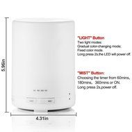 eFlyer 300ml Aroma Essential Oil Diffuser,Ultrasonic Air Humidifier with AUTO Shut off and 8 HOURS Continuous...