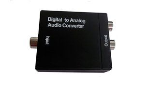 Easyday Digital Optical Optic to Analog RCA L/R Stereo Audio Converter Adapter - Changes Digital Coaxial or Optical...