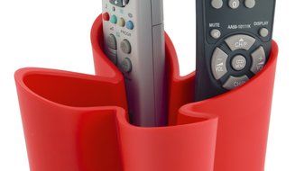 Cozy Remote Control Tidy Remote Holder and TV Remote Organizer (Red)