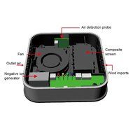 Bamett Car Air Purifier Auto Purifier, Anion Oxygen Bar, 3 in1 HEPA Air Cleaner, Odor Eliminator, Remove Dust,... N3