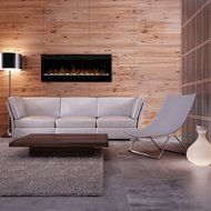 Dimplex Prism Wall Mount Linear Electric Fireplace Insert, Black N2