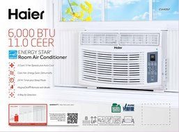 Haier ESA406P Energy Star Window Air Conditioner, 6000 BTU N5