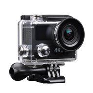 YELIN H8R Wifi Waterproof Action Camera (Black) + Sony IMX Sensor + Dual Screen + 170 Degree + 2.4G Remote+Extra... N2