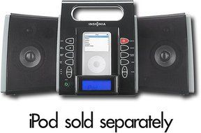 Insignia&reg; - Boombox with Apple&reg; Ipod&reg; Dock
