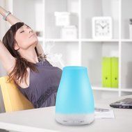 Essential Oil Diffuser, Elecstars 100ml Cool Mist Humidifier with Adjustable Mist Mode Portable Ultrasonic with... N7