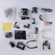Silver Waterproof Action Camera Sports HD DV 1.5in LCD Screen 12MP 1080P Camcorder N2